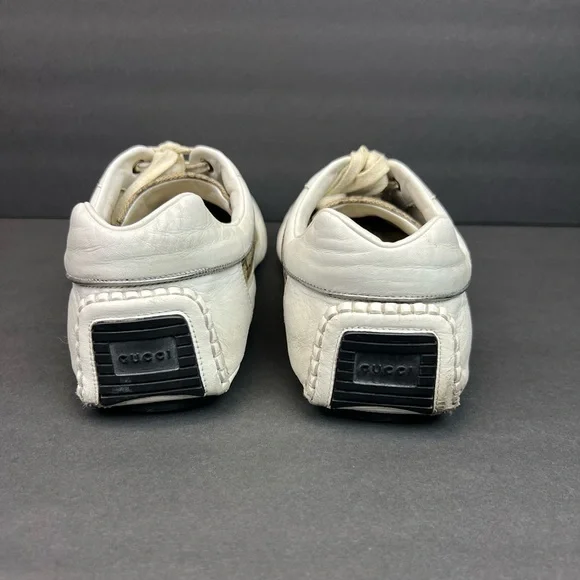 Gucci sneakers signature logo design Beige and cream Size 10.5-  11 - Picture 3 of 10